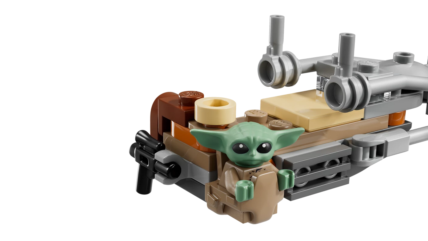 De Mandalorian en Grogu's speederbike