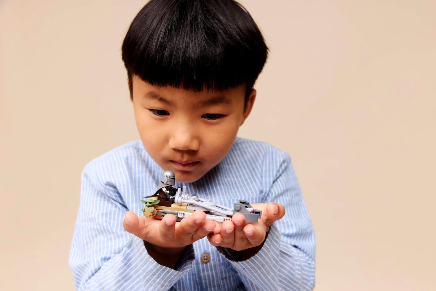 De Mandalorian en Grogu's speederbike