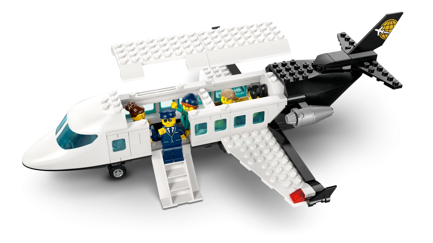 Luchthaven met vliegtuig