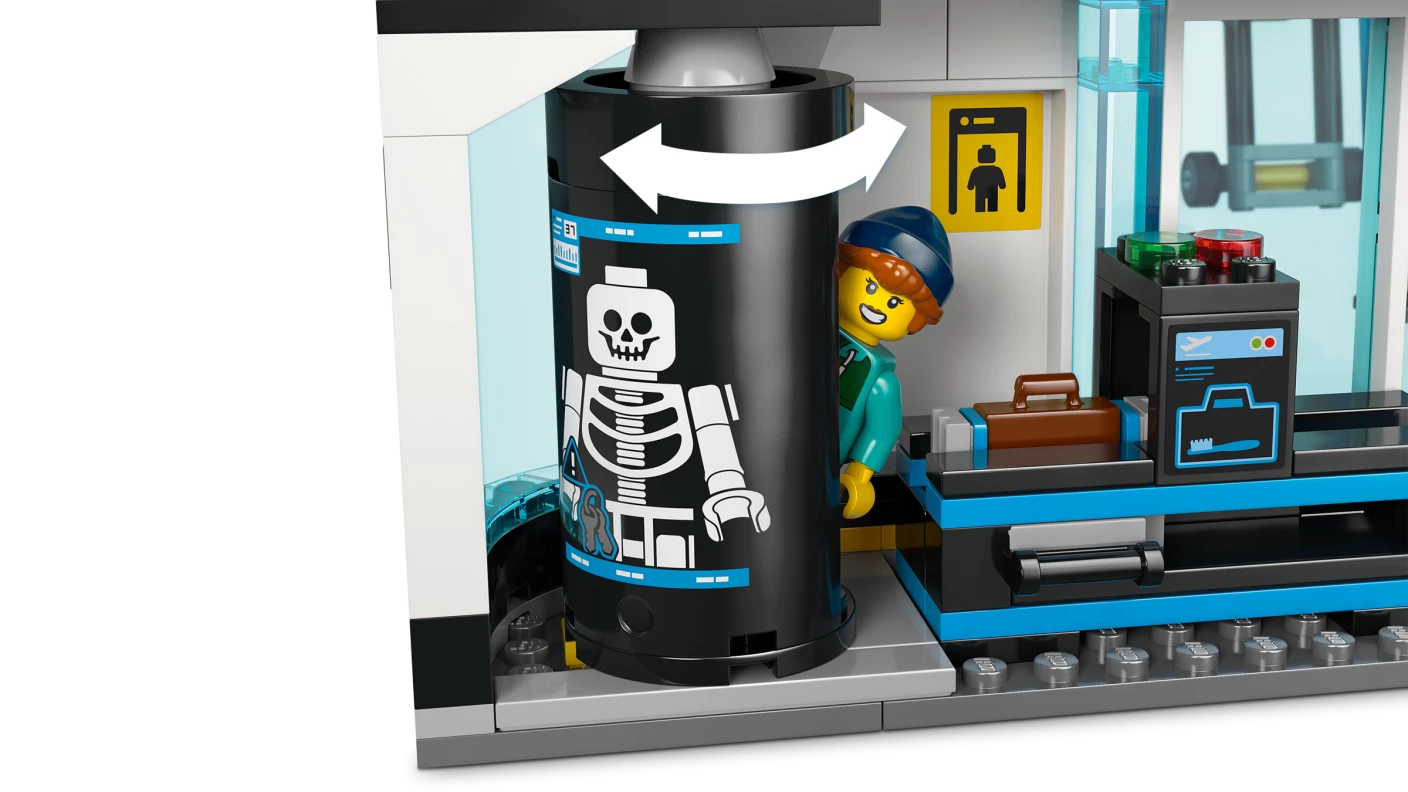 Luchthaven met vliegtuig