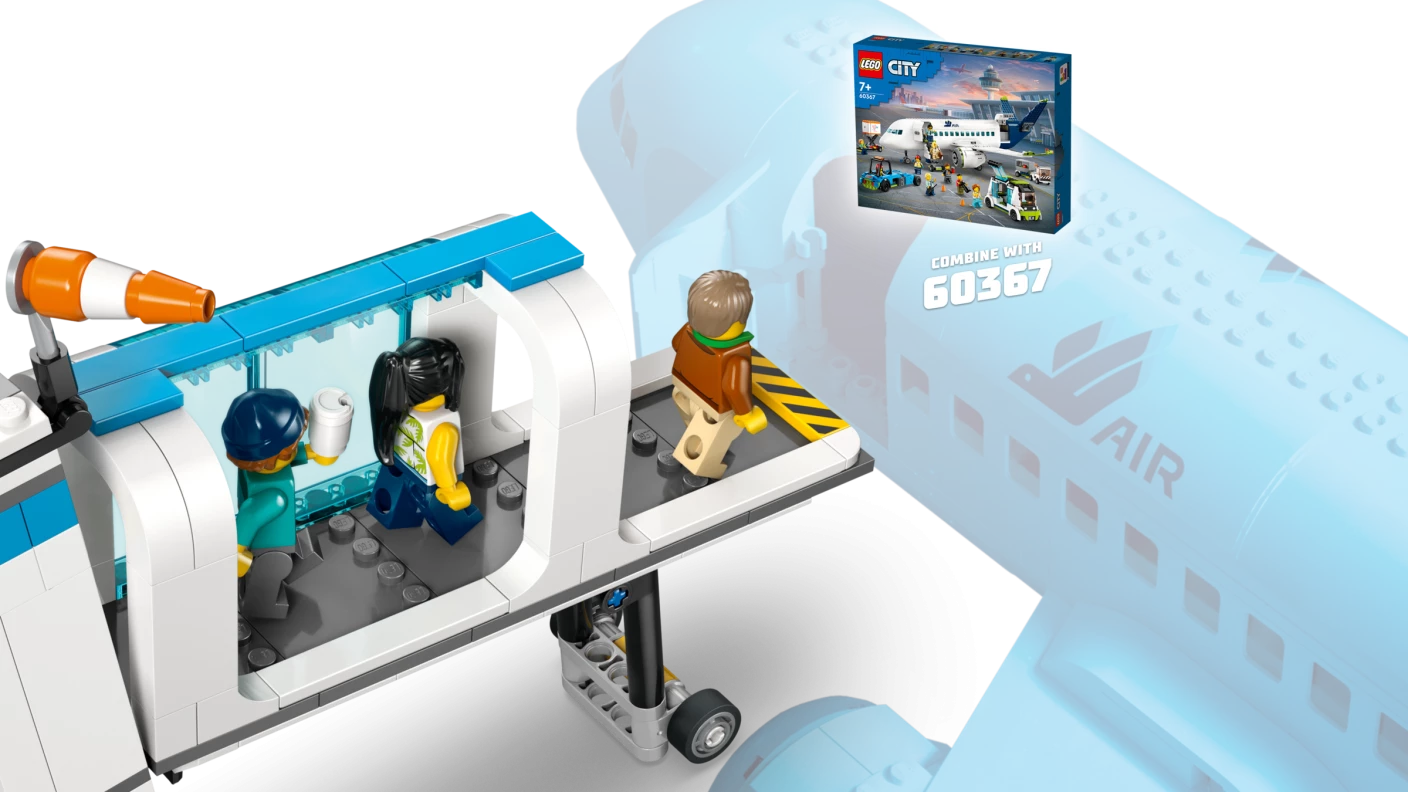 Luchthaven met vliegtuig