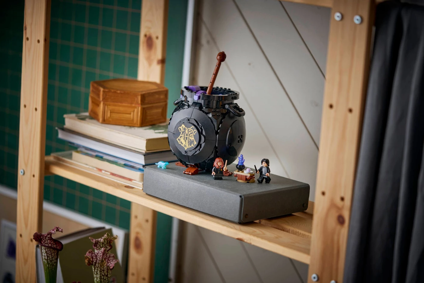 Ketel met geheim toverdrankenklaslokaal