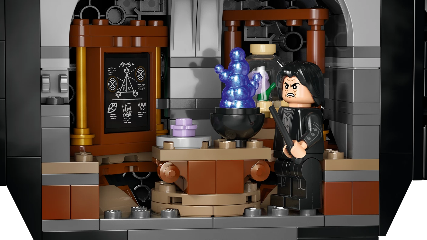 Ketel met geheim toverdrankenklaslokaal