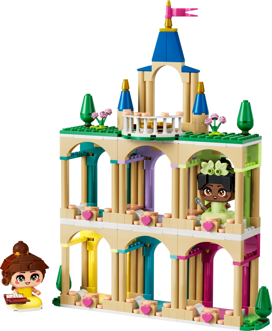 Mini Belle en Tiana met kasteel