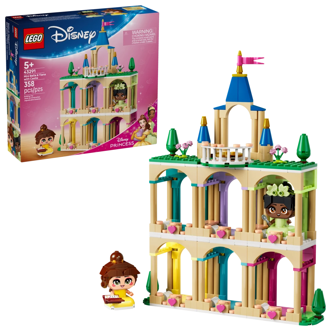 Mini Belle en Tiana met kasteel