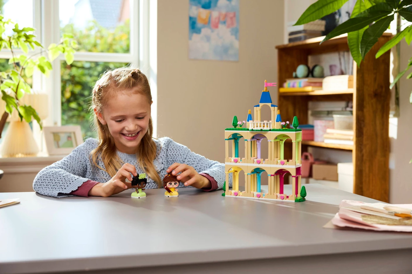 Mini Belle en Tiana met kasteel