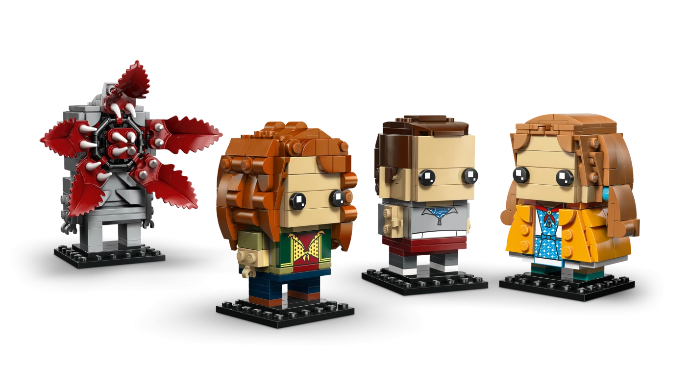 Elf, Max, Demogorgon en Holly figuren