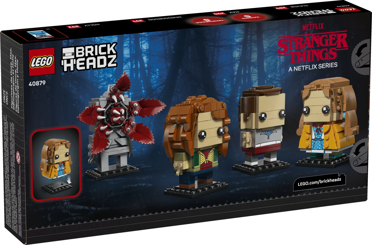 Elf, Max, Demogorgon en Holly figuren