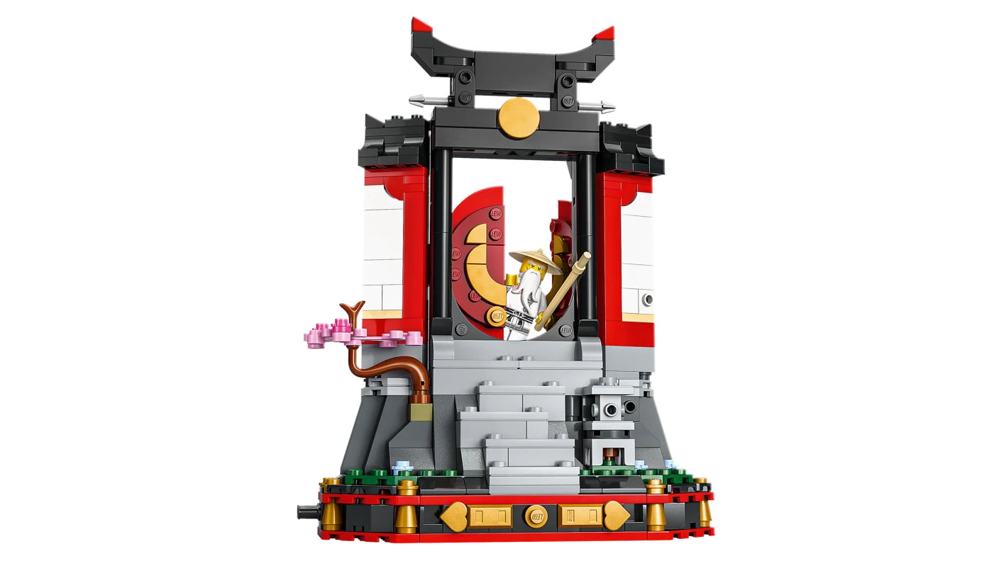 15-jarig jubileum: Display met ninjapersonages