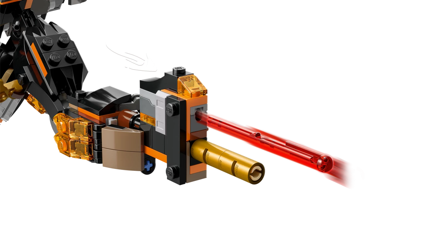 Cole's missiemecha en draak Zane