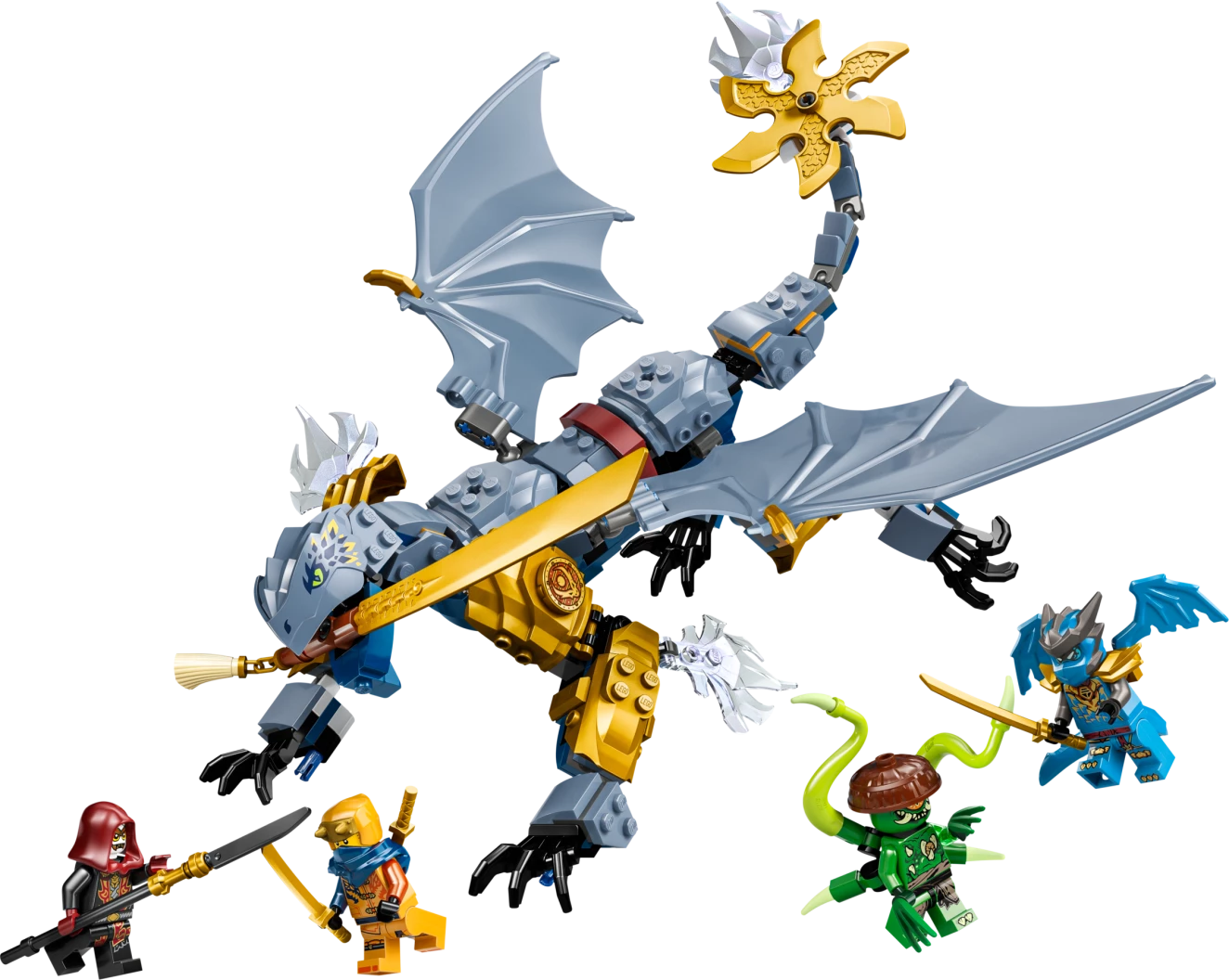 Ninjadraak Riyu's strijd