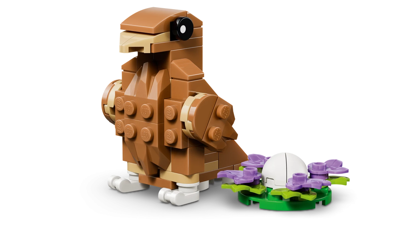 Schattige hamster met bloem