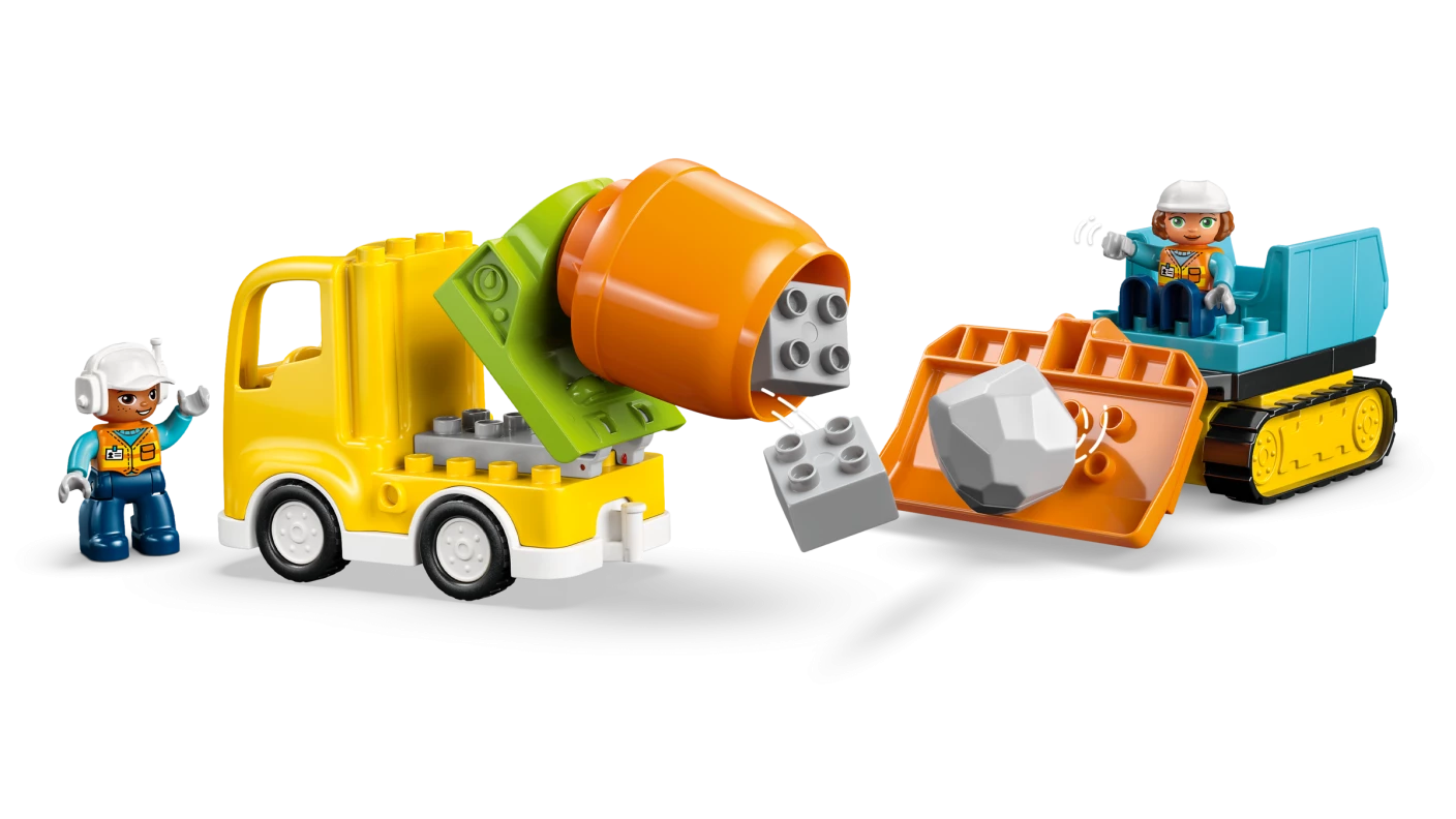 3-in-1 bouwplaats en voertuigen
