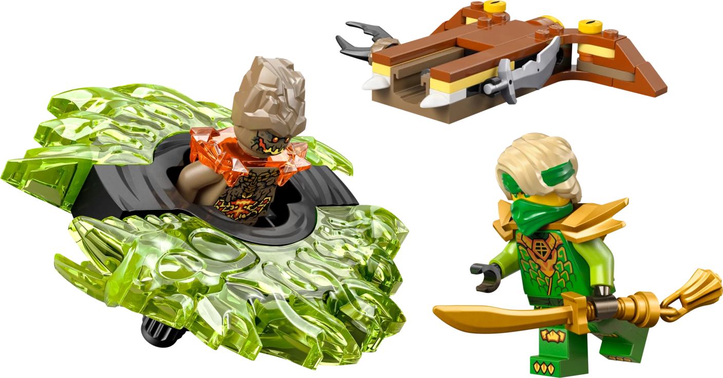 Lloyd vs. aardemonster in spinner