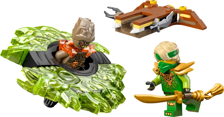 Lloyd vs. aardemonster in spinner