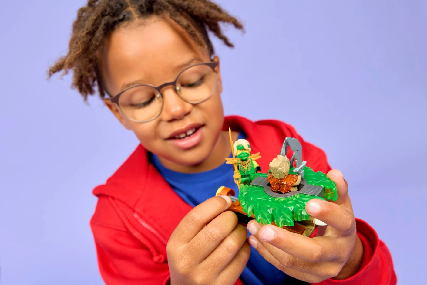 Lloyd vs. aardemonster in spinner