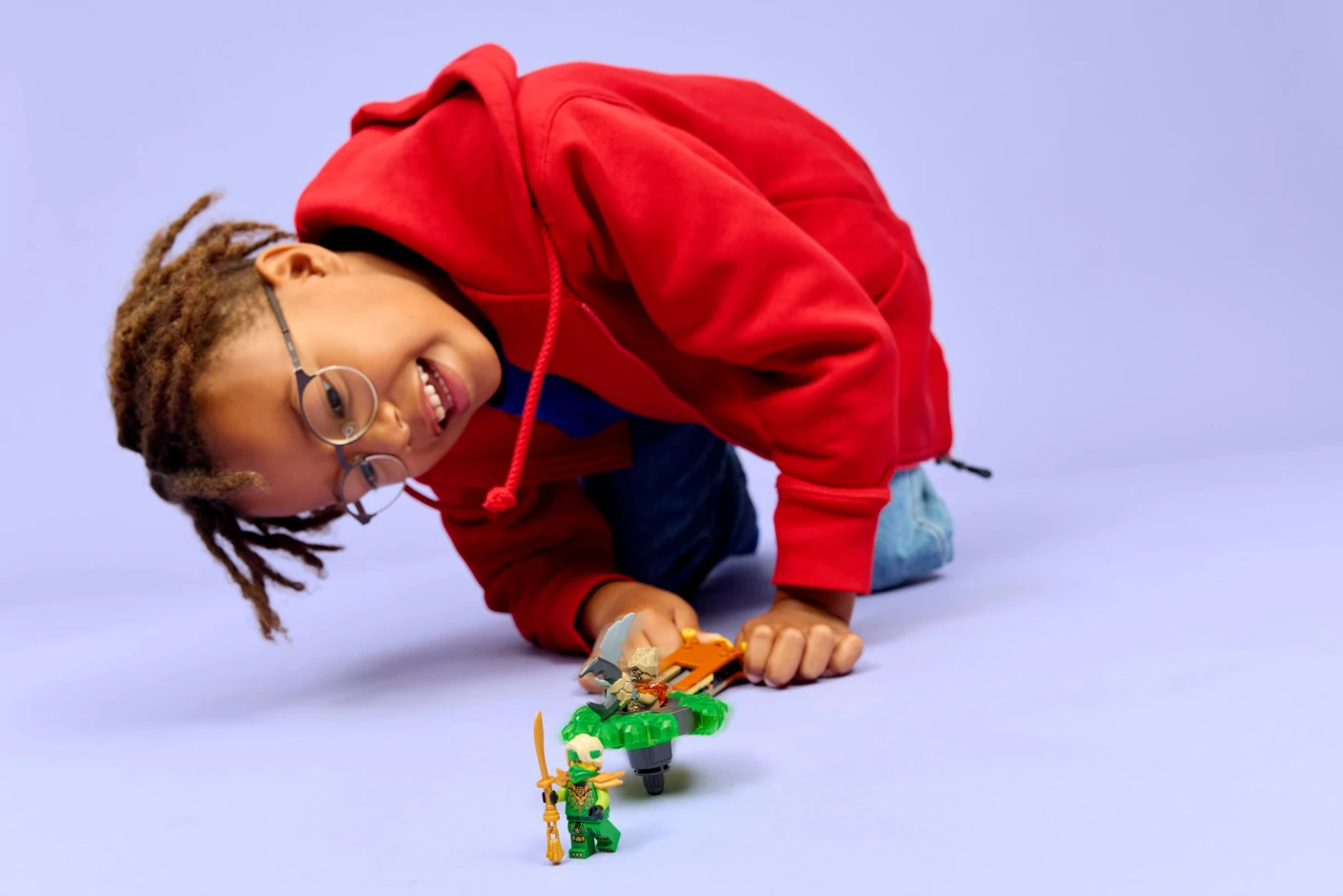 Lloyd vs. aardemonster in spinner