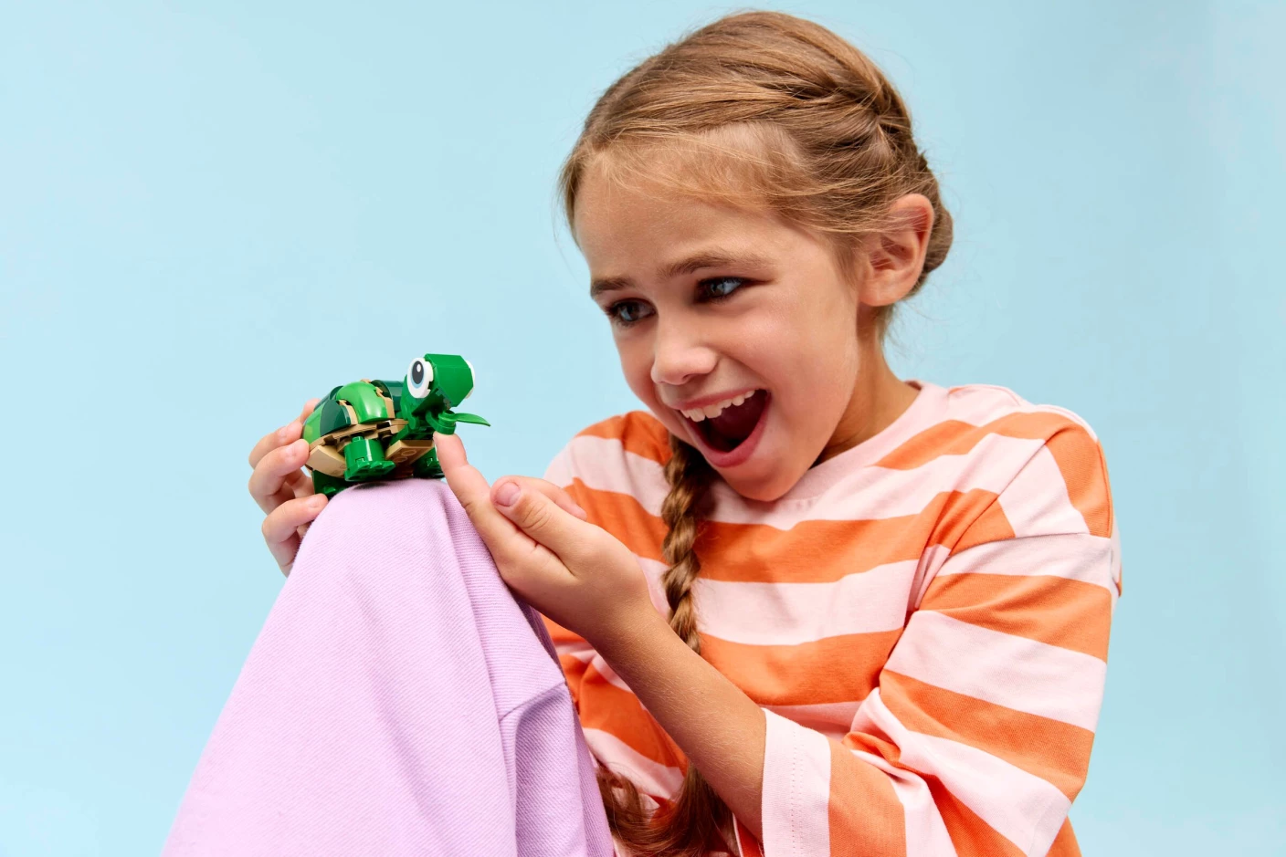 Schildpad met waterlelie