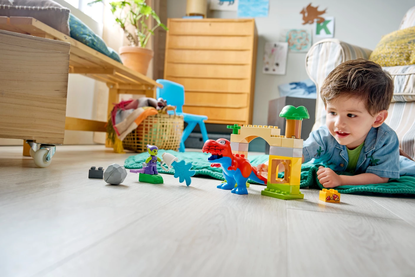 Dinosaurus Spidey-Rex vs. Green Goblin