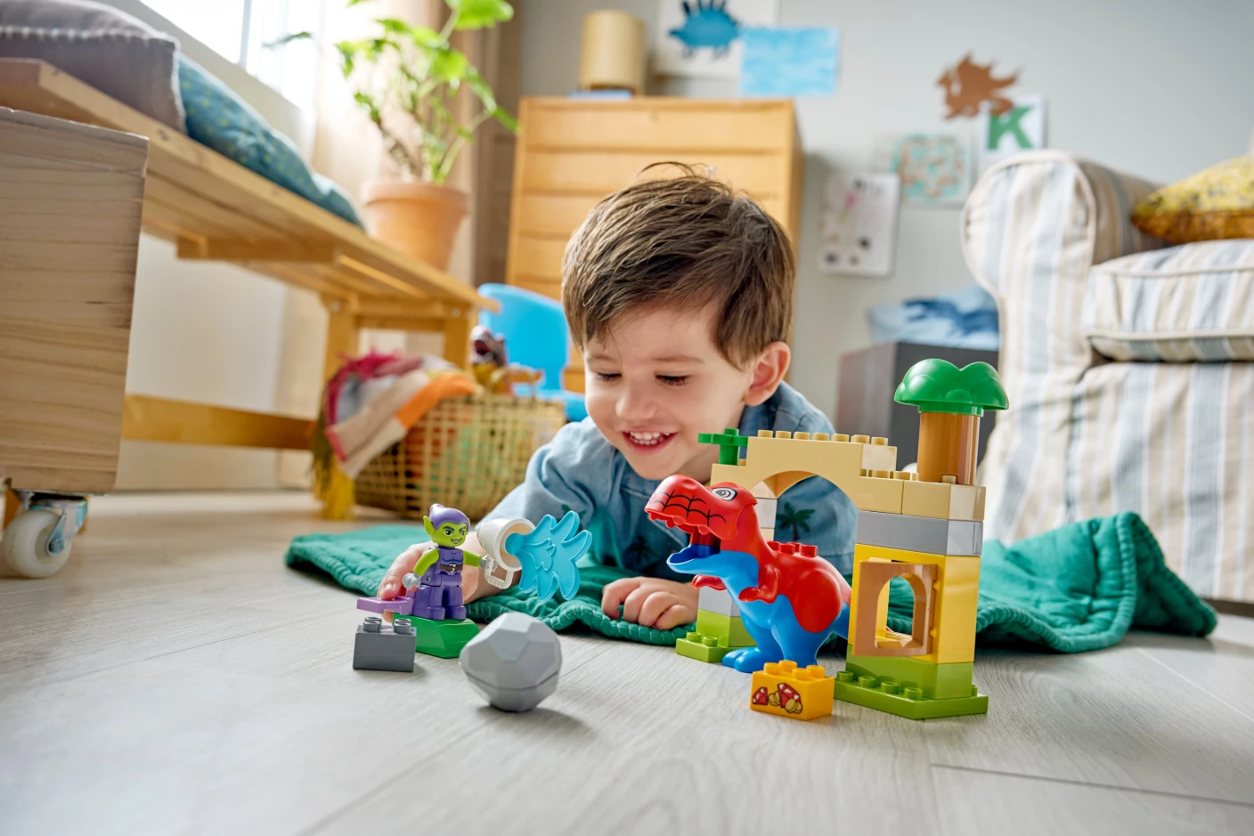 Dinosaurus Spidey-Rex vs. Green Goblin