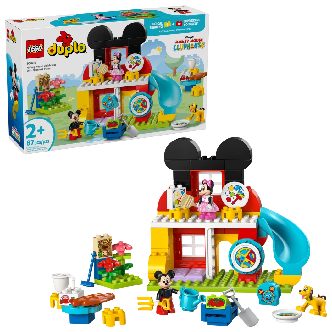 Mickey Mouse clubhuis met Minnie en Pluto