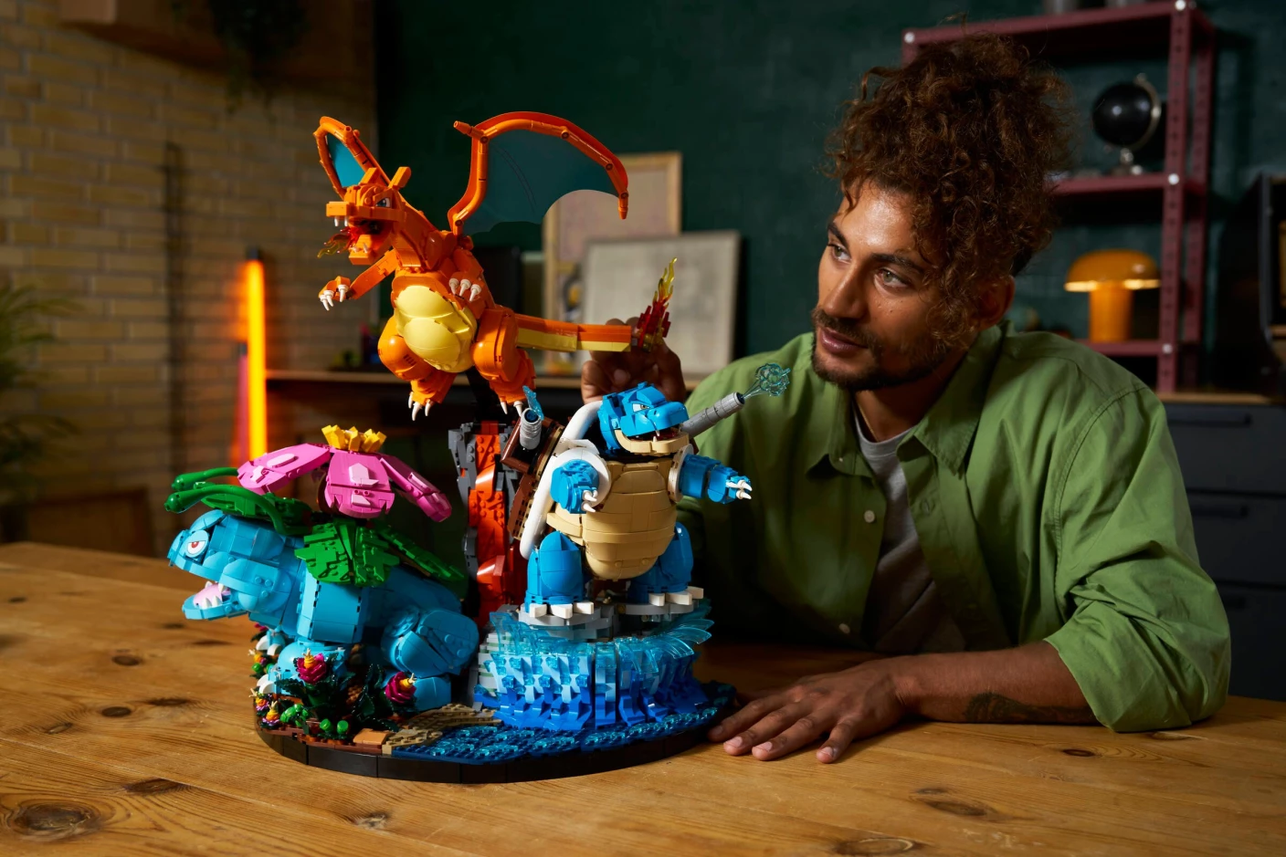 Venusaur, Charizard en Blastoise