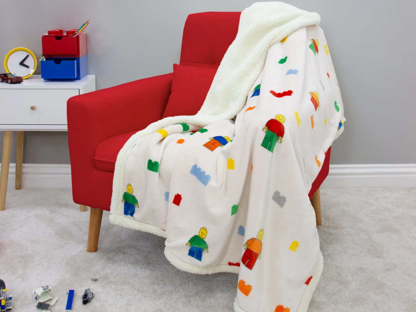 Masterbrand Deken met teddy fleece