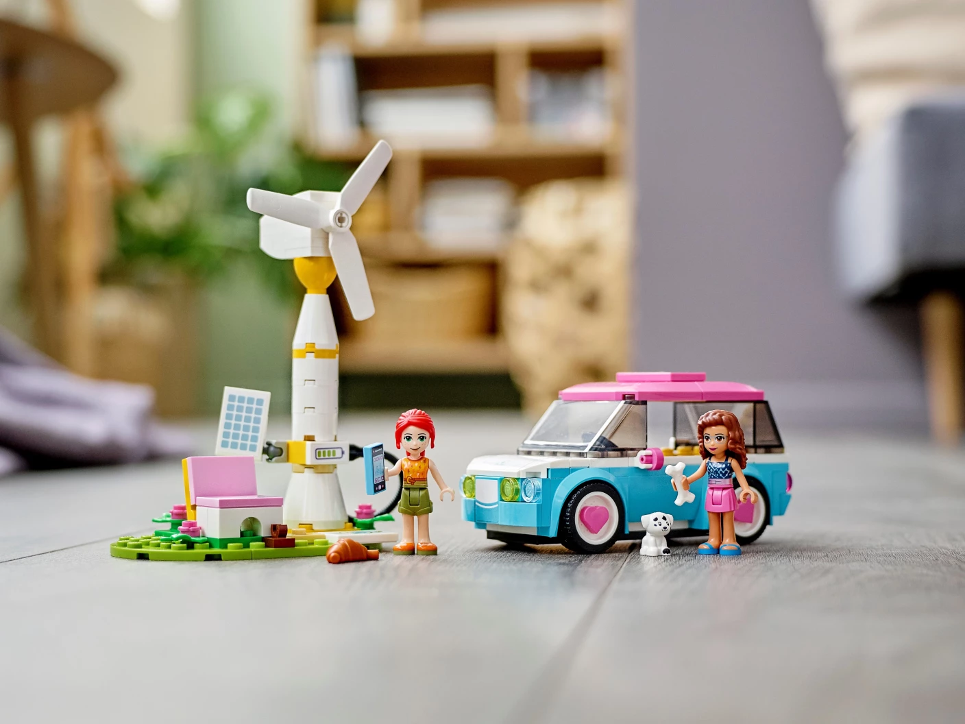 Olivia's elektrische auto