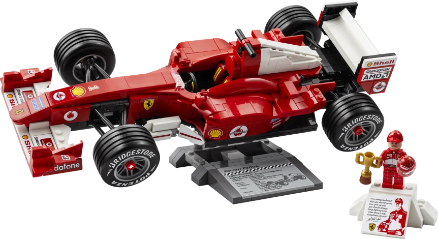 Ferrari F2004 en Michael Schumacher