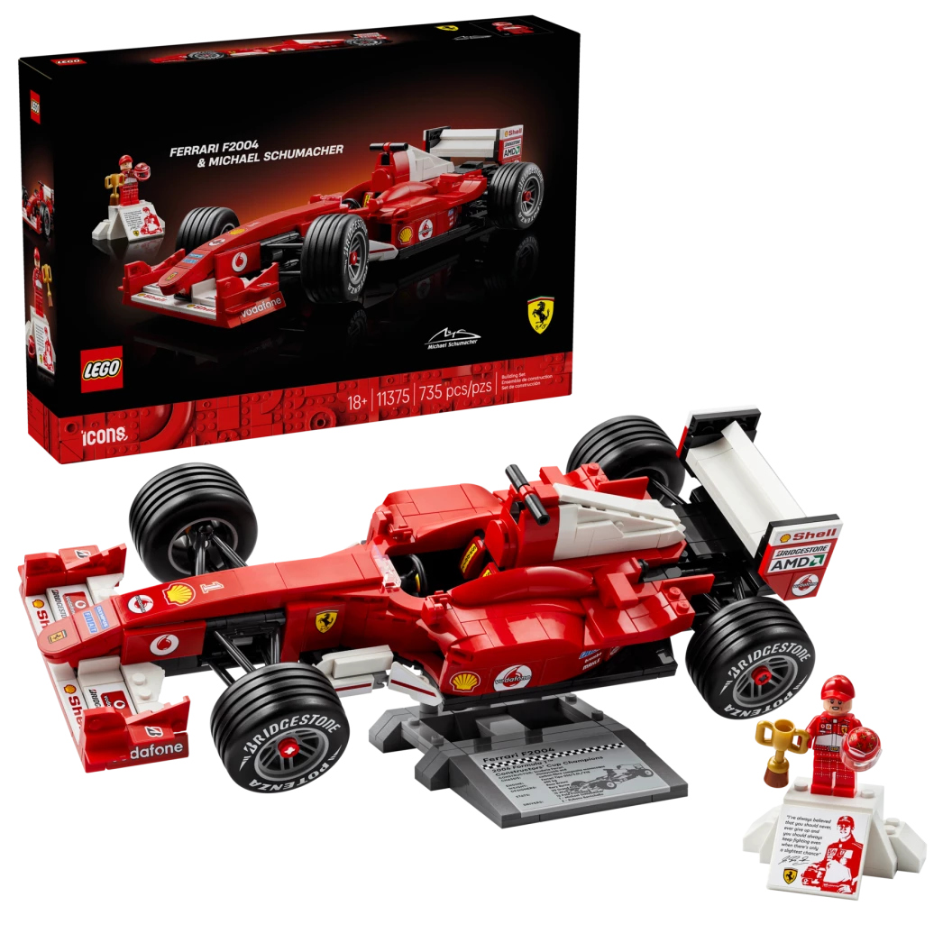 Ferrari F2004 en Michael Schumacher