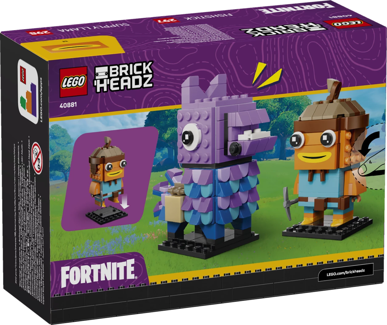 Supply Llama en Fishstick figuren