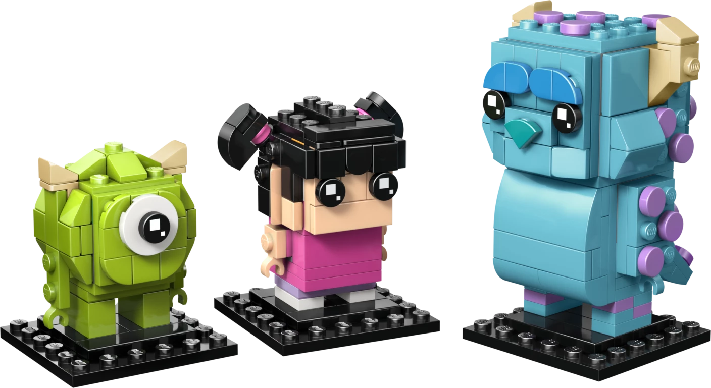 Figuren van Sulley, Mike en Boe