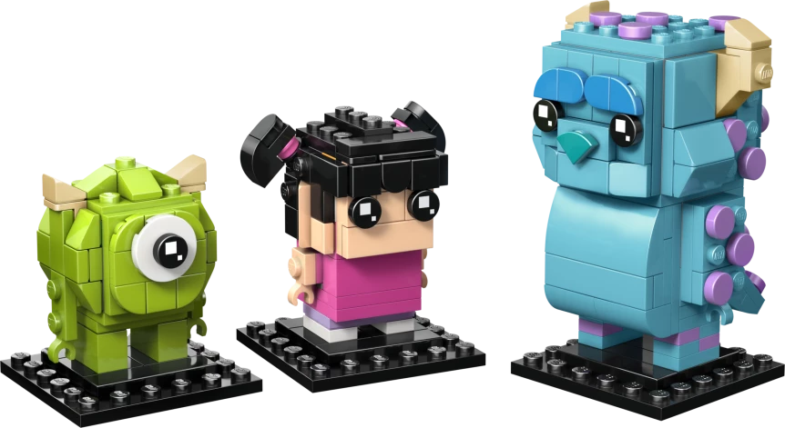 Figuren van Sulley, Mike en Boe