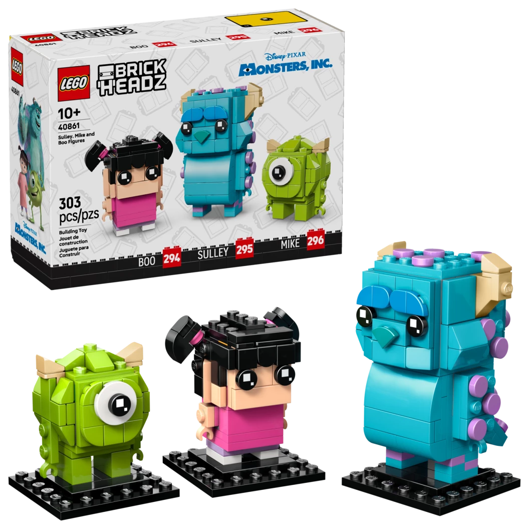 Figuren van Sulley, Mike en Boe