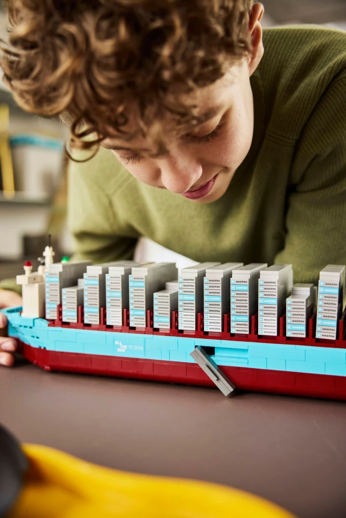 Maersk containerschip met dubbel brandstofsysteem
