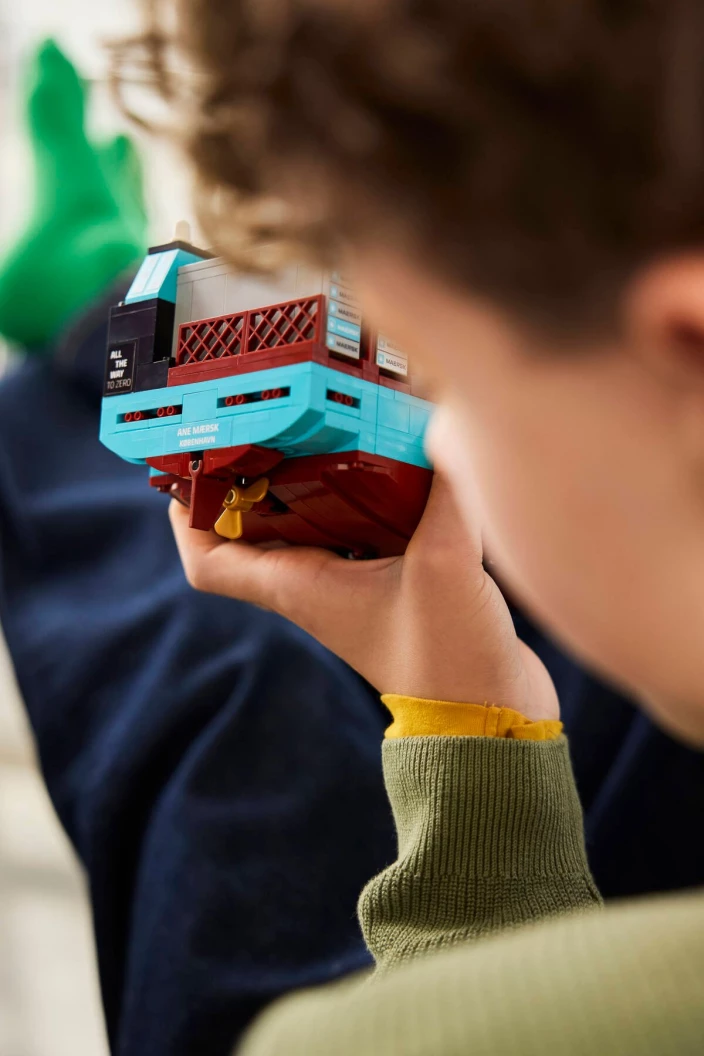 Maersk containerschip met dubbel brandstofsysteem