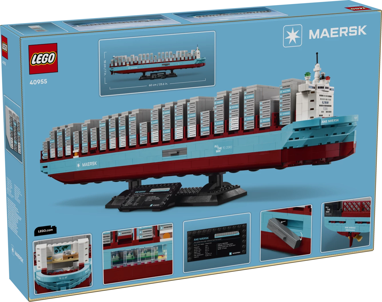 Maersk containerschip met dubbel brandstofsysteem