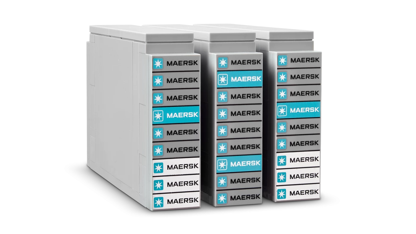 Maersk containerschip met dubbel brandstofsysteem