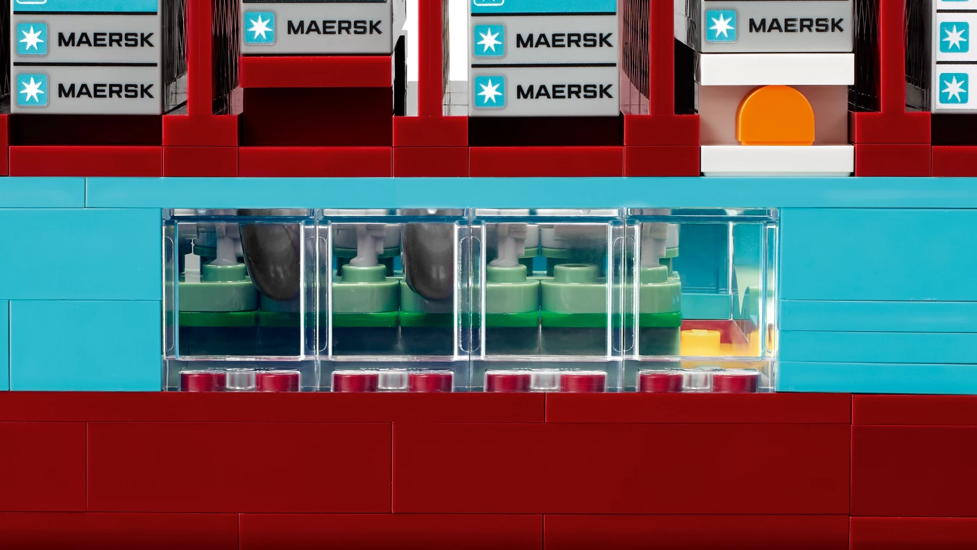 Maersk containerschip met dubbel brandstofsysteem