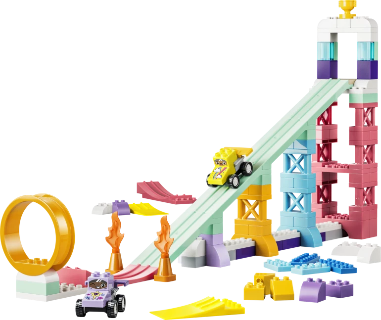 3-in-1 creatieve hellingen met voertuigen