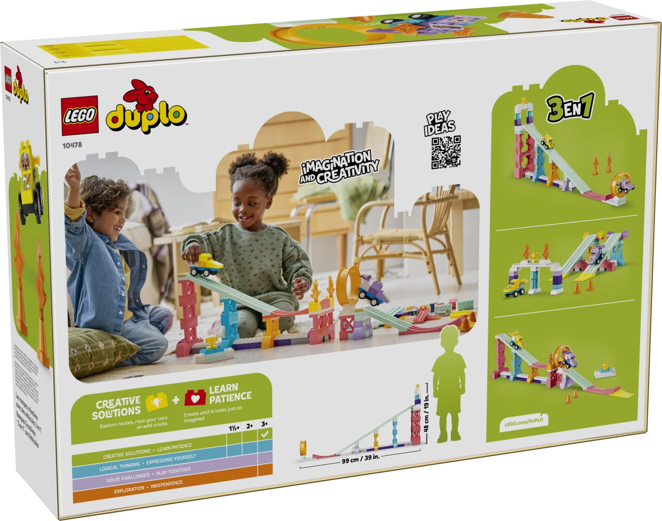 3-in-1 creatieve hellingen met voertuigen