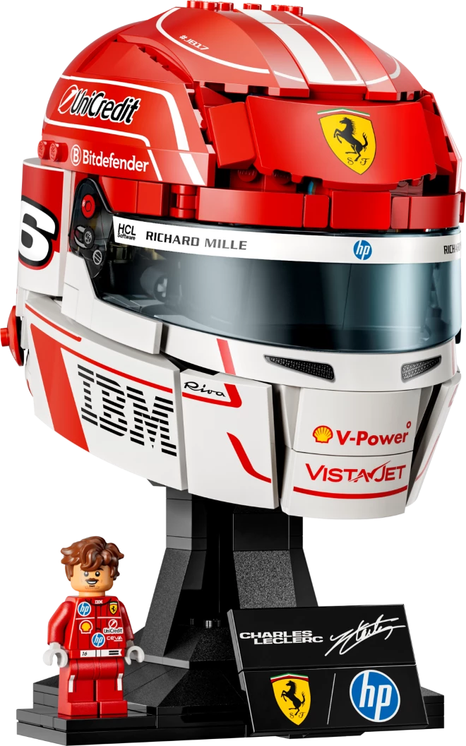 Scuderia Ferrari HP helm van Charles Leclerc