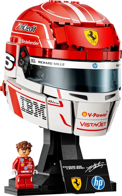 Scuderia Ferrari HP helm van Charles Leclerc