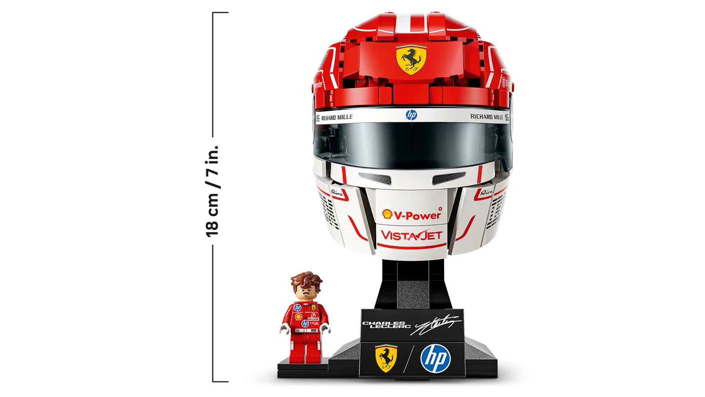 Scuderia Ferrari HP helm van Charles Leclerc