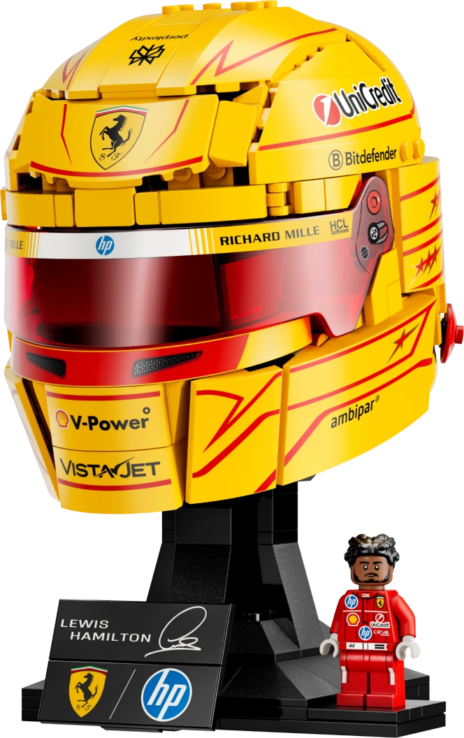 Scuderia Ferrari HP helm van Lewis Hamilton