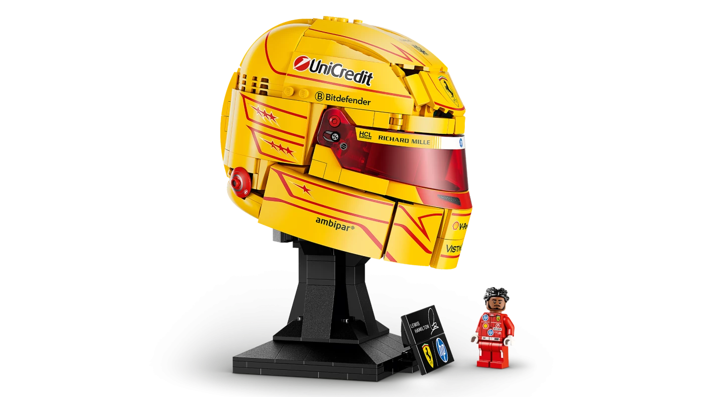 Scuderia Ferrari HP helm van Lewis Hamilton