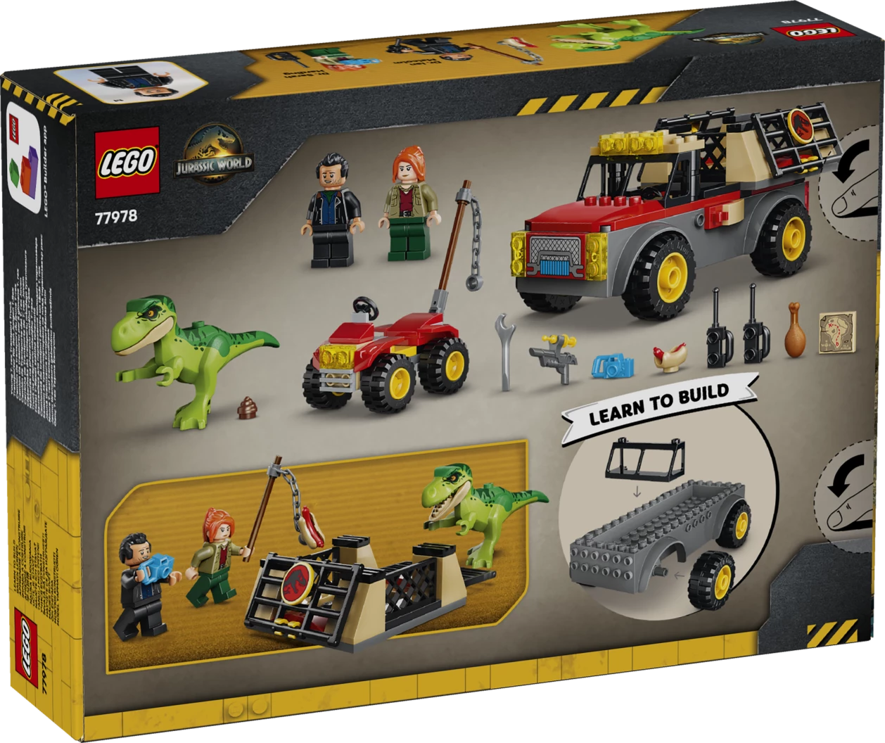 Jonge T. rex transporttruck