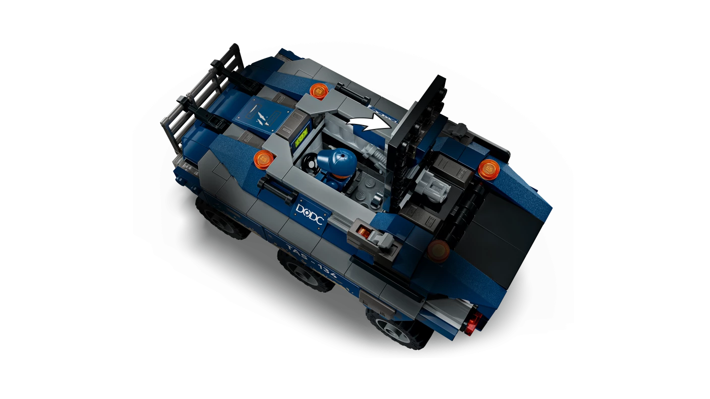 Spider-Man achtervolging van gevangenistransport