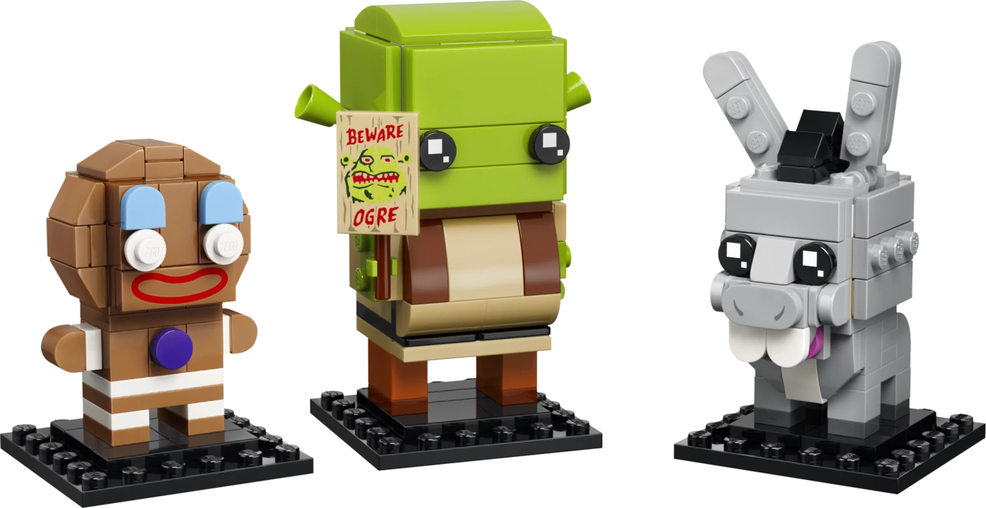 Shrek, Ezel en Peper figuren