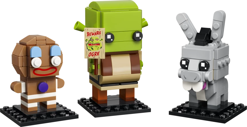 Shrek, Ezel en Peper figuren